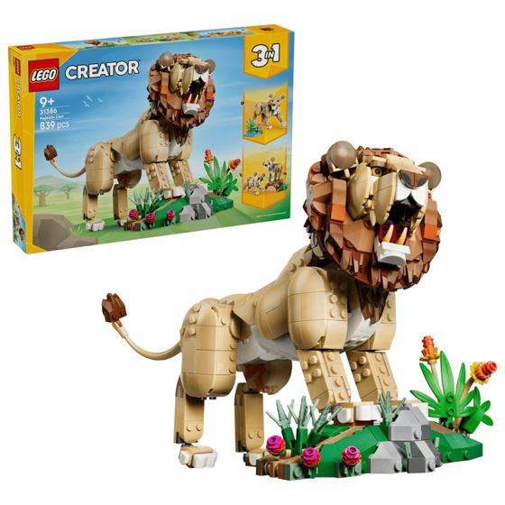 Lego Creator 3in1 31386 - Villieläimet: Ylpeä leijona