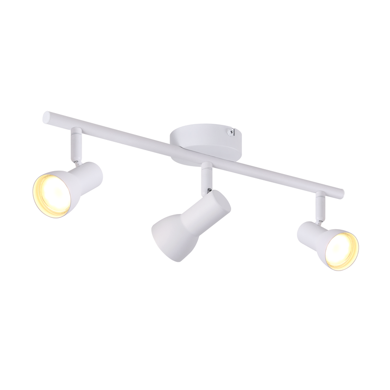 NETTLIFE 3- liekkinen GU10- kattospottivalaisin, 350° kääntyvä kattovalaisin olohuoneeseen ja keittiöön