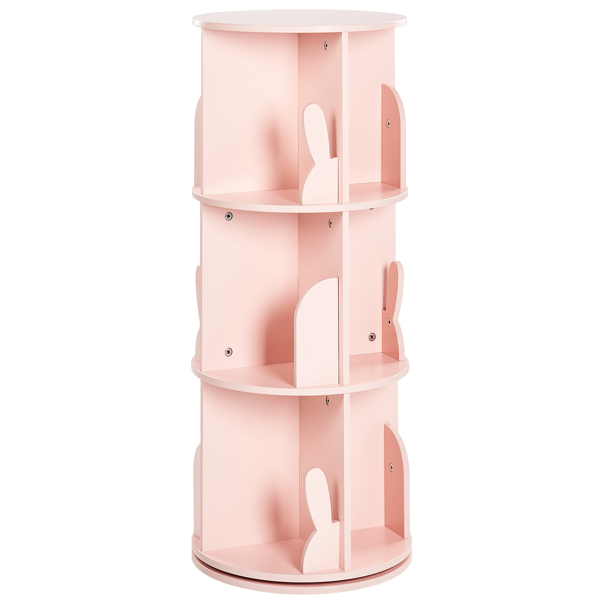 Kirjahylly pyörivä CANEY 94 cm Pastellipinkki