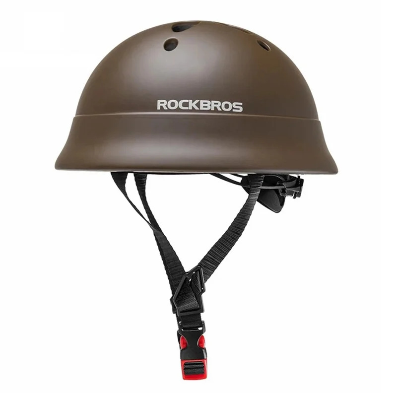 Lasten pyöräilykypärä iskua vaimentavalla - Ruskea