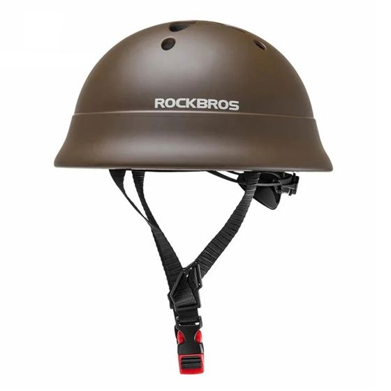 Lasten pyöräilykypärä iskua vaimentavalla - Ruskea