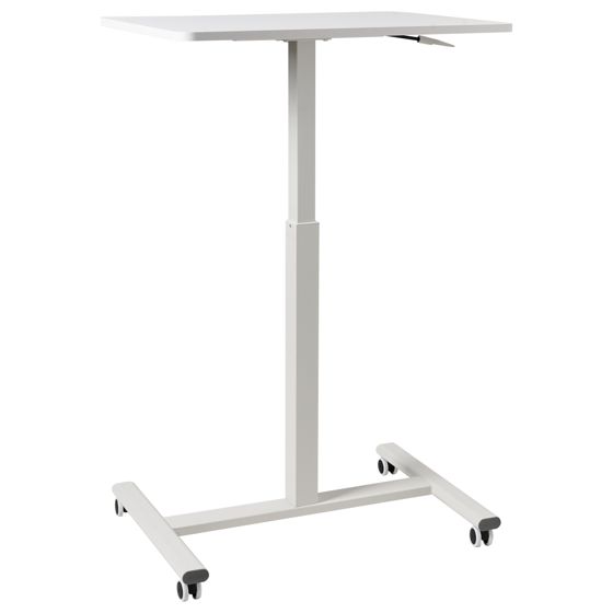 Manuaalisesti säädettävä kannettavan jalusta ACADEMIA Valkoinen 65 cm 48 cm