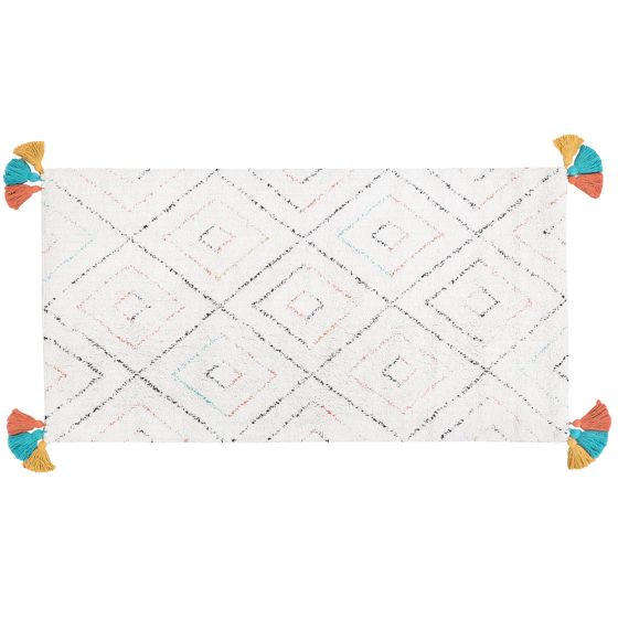 Matto KARTAL Valkoinen 80 x 150 cm puuvilla