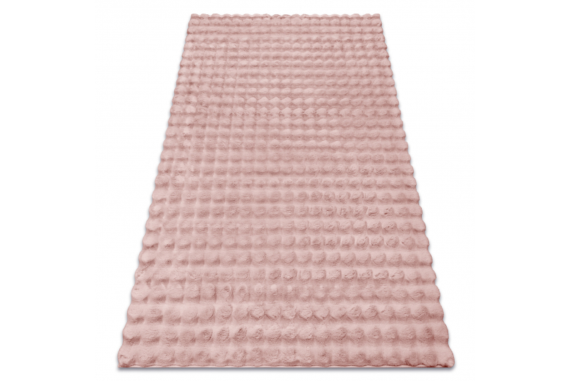 Bubble matto puuteri - vaaleanpunainen 60x100 cm