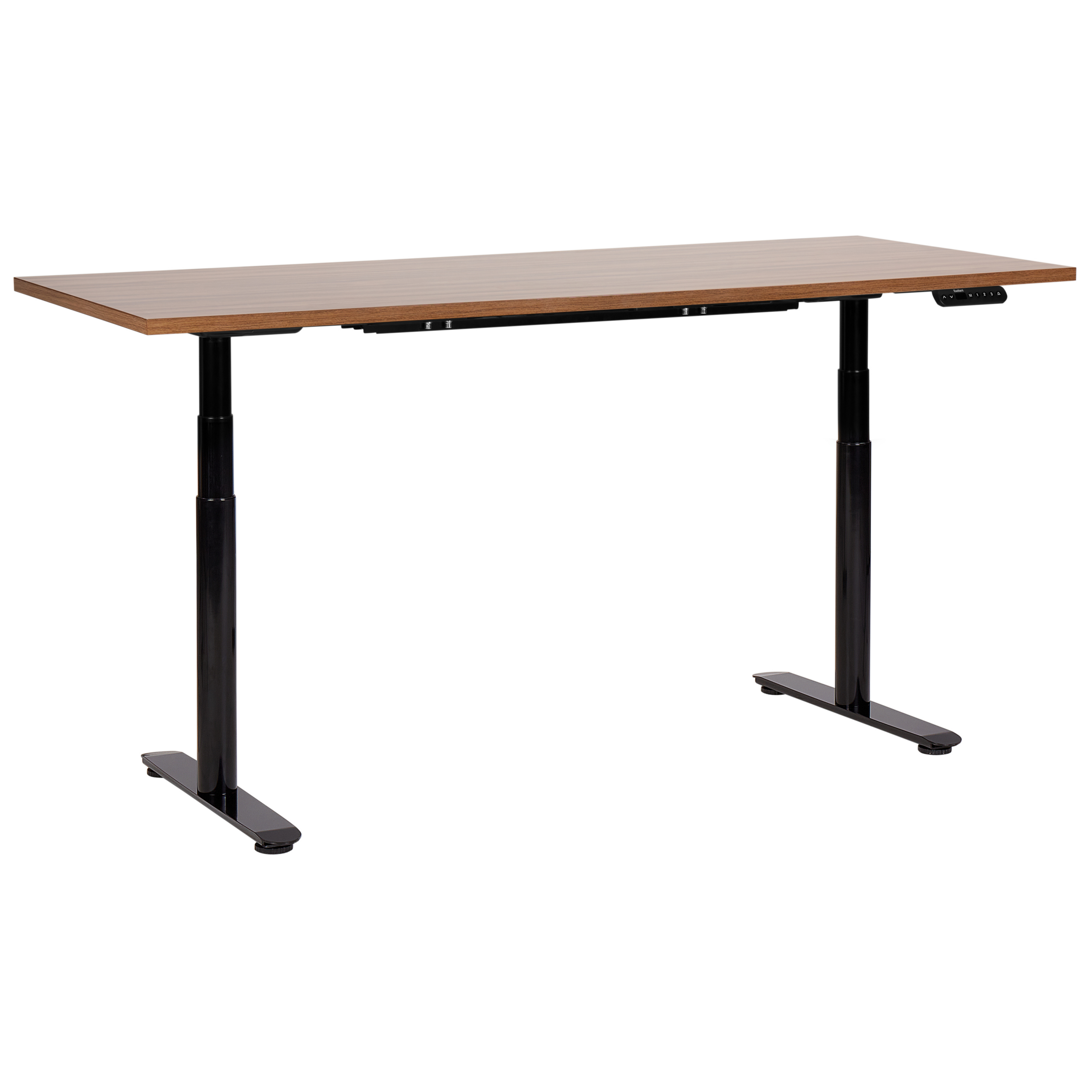 Työpöytä sähkösäädettävä DESTINAS 180 cm 80 cm Ruskea/musta