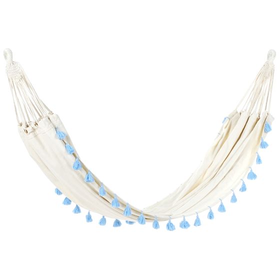 Riippumatto VERCELLI puuvilla Vaaleansininen