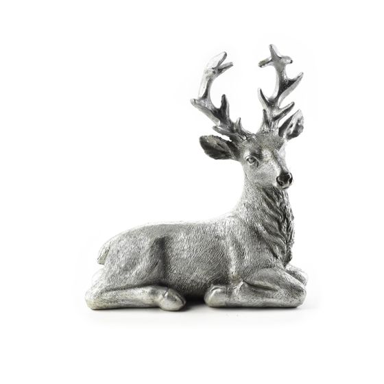 Peurahahmo polyresiini Mondex Santa Lila 18x15x7cm hopea 1kpl