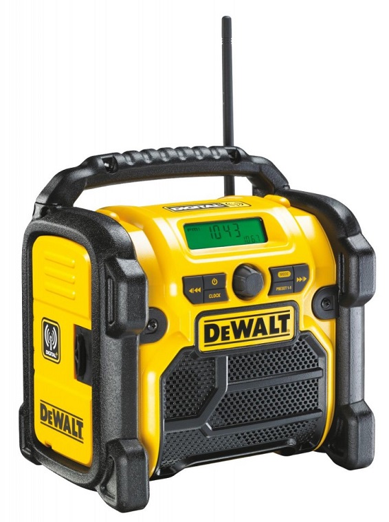 DeWalt DCR020 -Työmaaradio DAB+/FM Runko