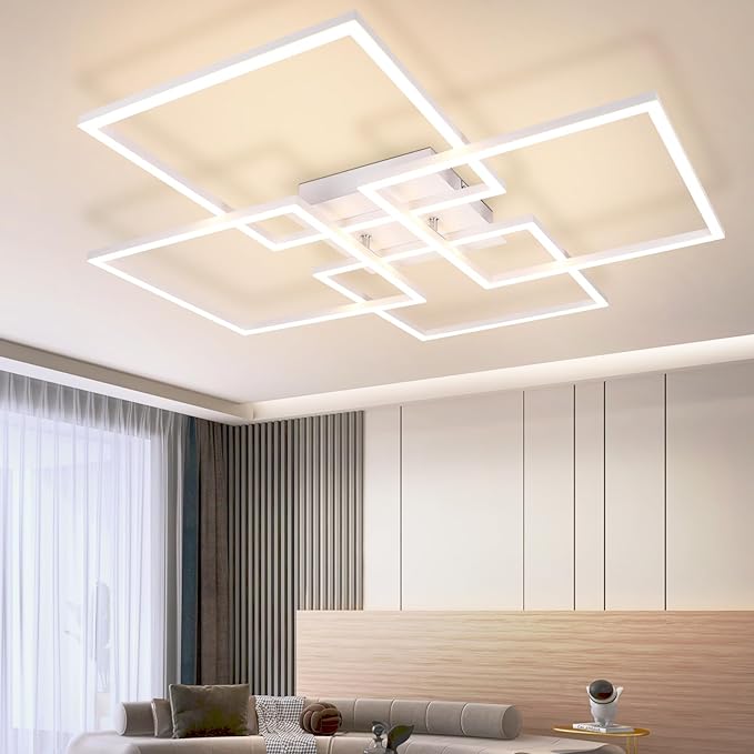 NETTLIFE LED - kattovalaisin, 4 modernia, valkoista, 32W, 3000K