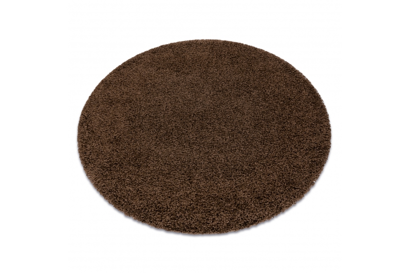 Matto SOFFI pyöreä shaggy 5  ruskea