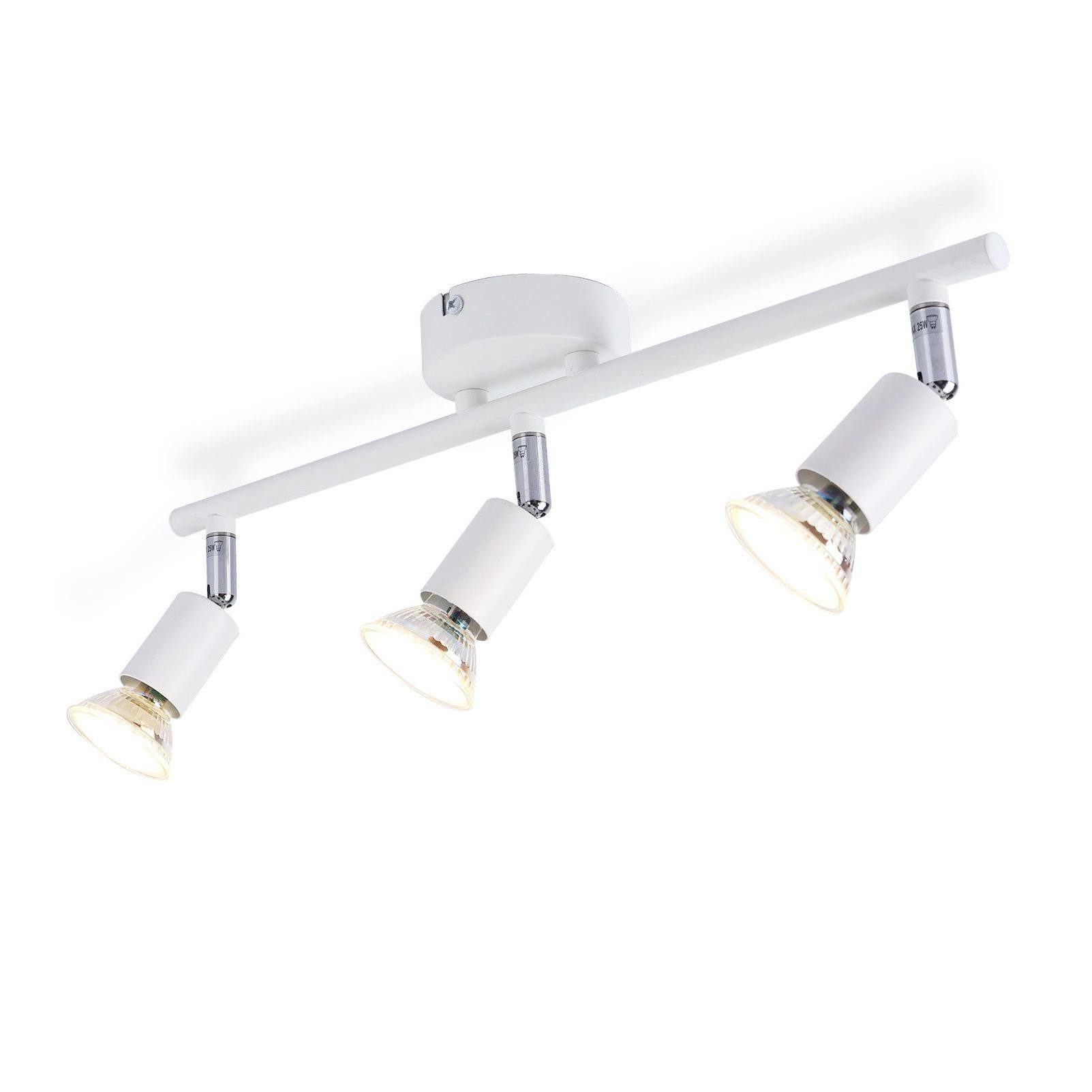 NETTLIFE LED - kattospottivalaisin 3 lamppua - moderni lämmin valkoinen GU10- sisäkattovalaisin