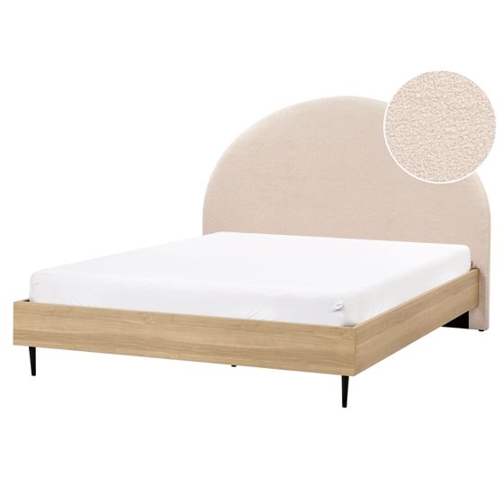 Sänky Buklee MILLAY 160 x 200 cm Beige