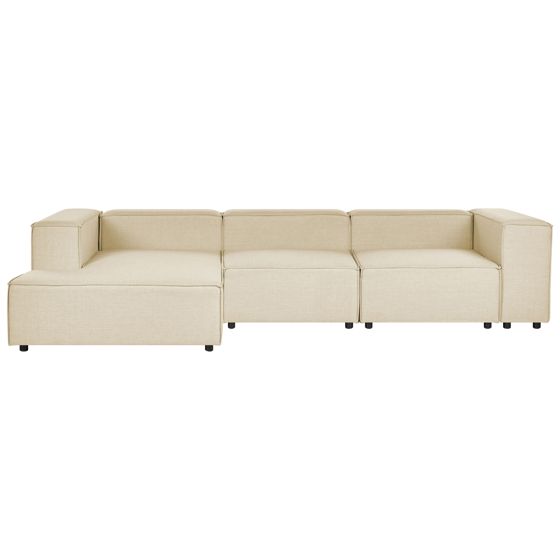 Moduulikulmasohva APRICA Keinopellava Beige Oikea