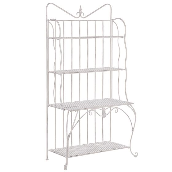 Hyllykkö PAVONA 94 cm 170 cm Metalli Vaaleanbeige