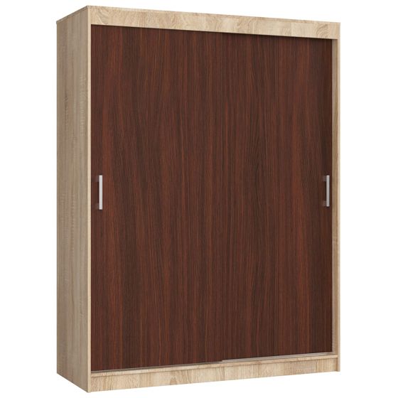 Akord Liukuovi Kaappi Mono Sonoma-tammi/Wenge 150x60x200