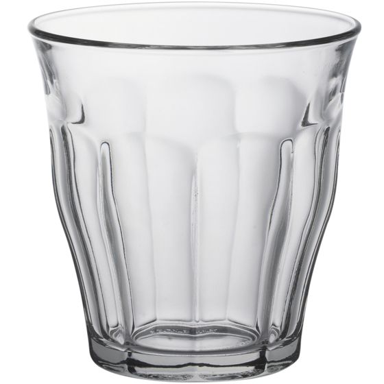 Duralex PICARDIE lasi 220 ml läpinäkyvä - 6 kpl:n setti