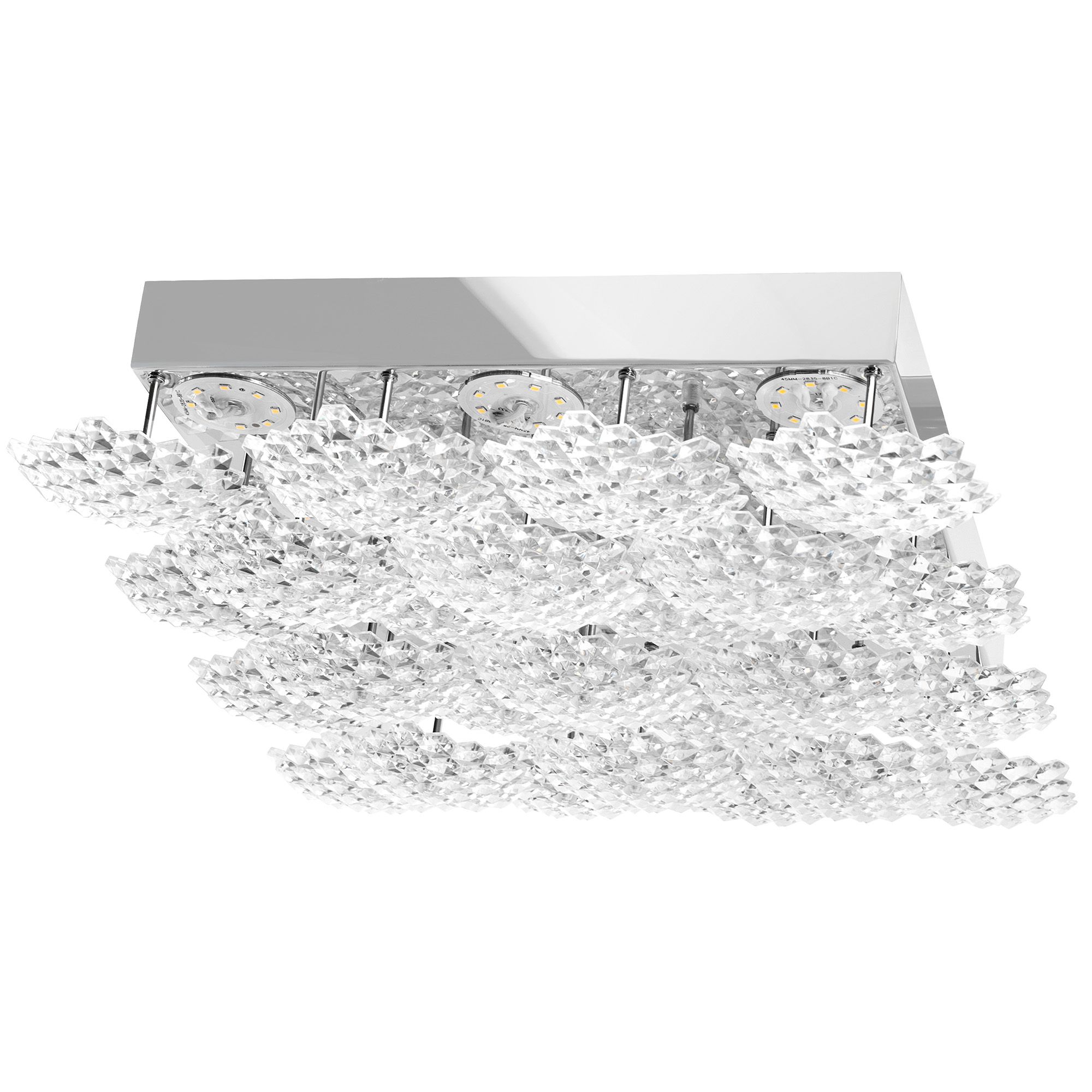 TOOLIGHT plafondi MS015-C kromi, 38x35x10cm