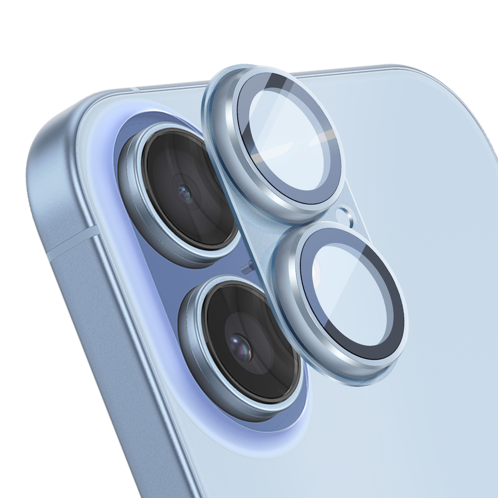 Kameran linssinsuoja iPhone 17:lle, yksiosainen alumiinikehys
