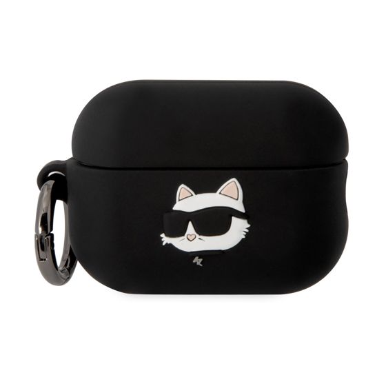 Kuori Silikoni AirPods Pro 2 Choupette Head 3D Iskunkestävä