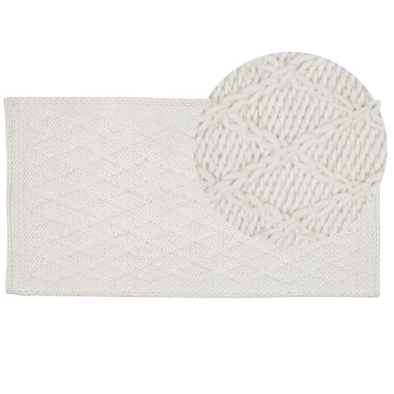 Matto ERZIN Luonnonvalkoinen 80 x 150 cm villa