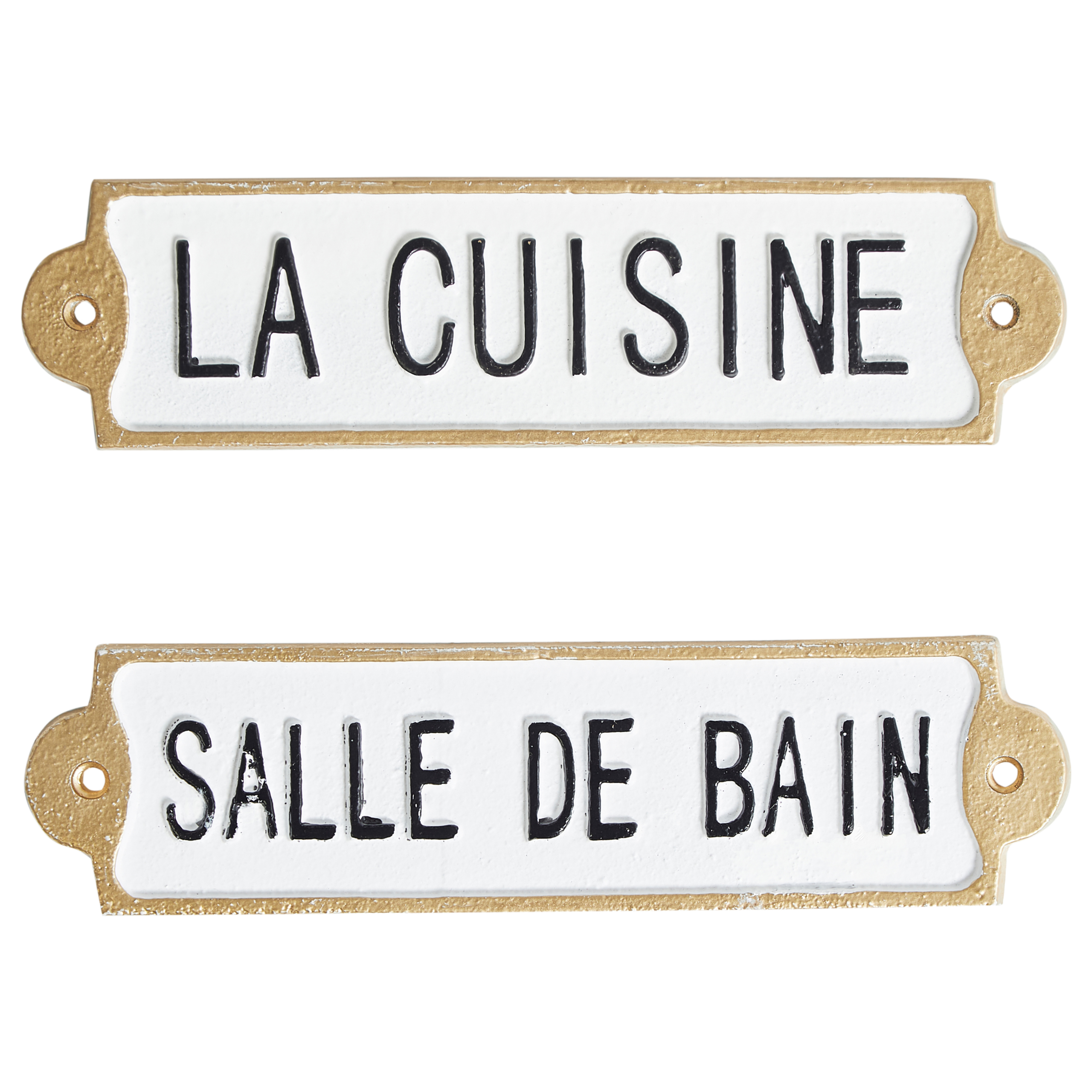 Seinäkoriste ISERE 6 cm Valkoinen