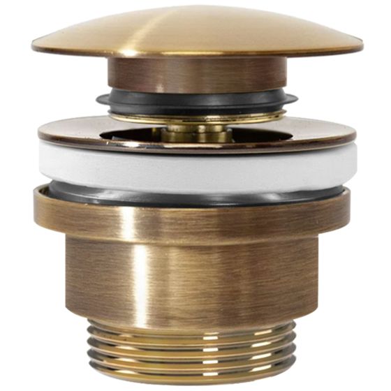 REA pesualtaan tulppa Click-clack 6,4 vanha kulta, 6,4X6,4X13CM