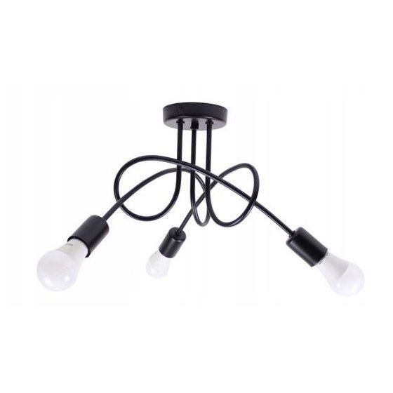 TOOLIGHT riippuva kattovalaisin 3392227 3 PARADISE musta, 60x60x40cm