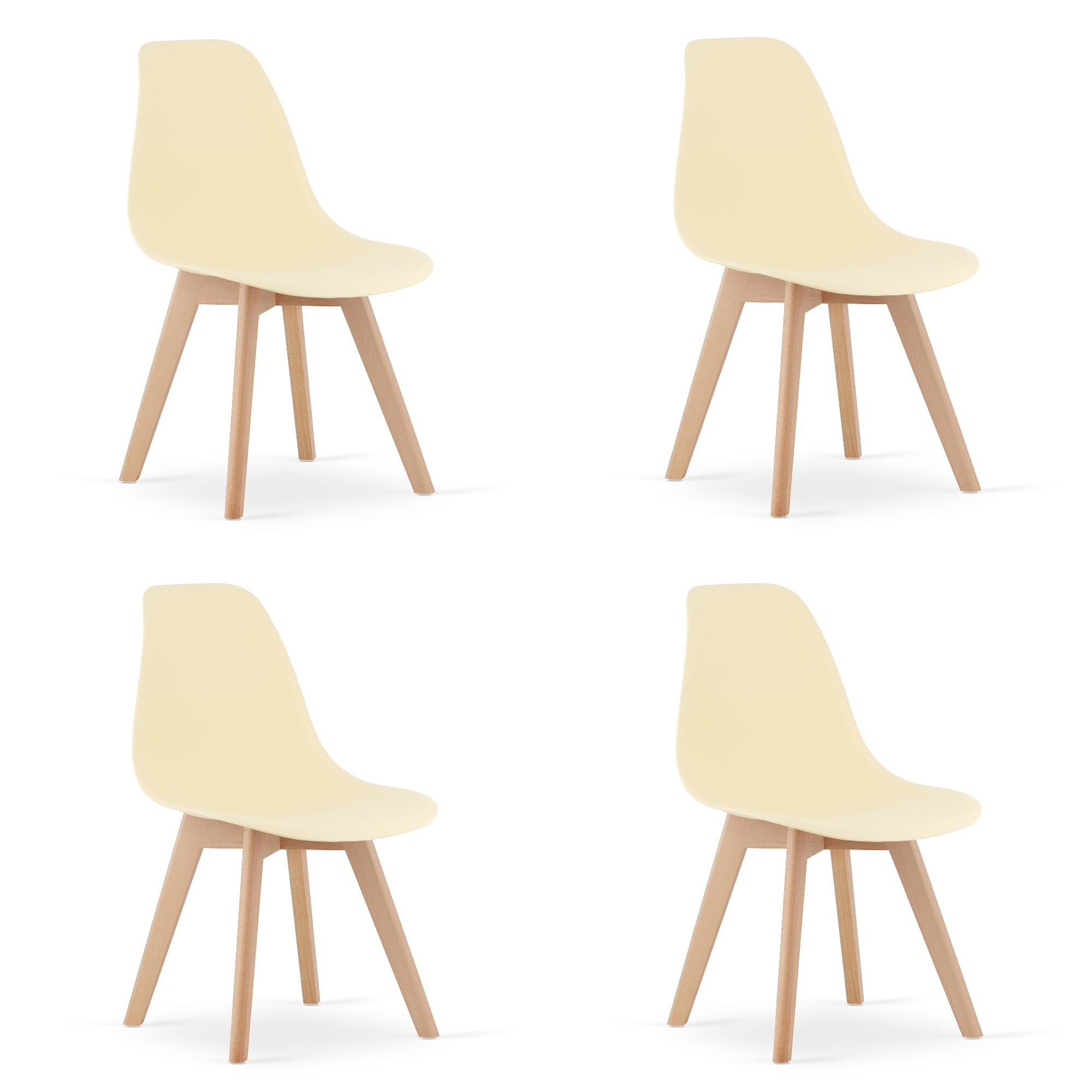 KITO-tuoli, kermanvalkoinen (4 kpl)