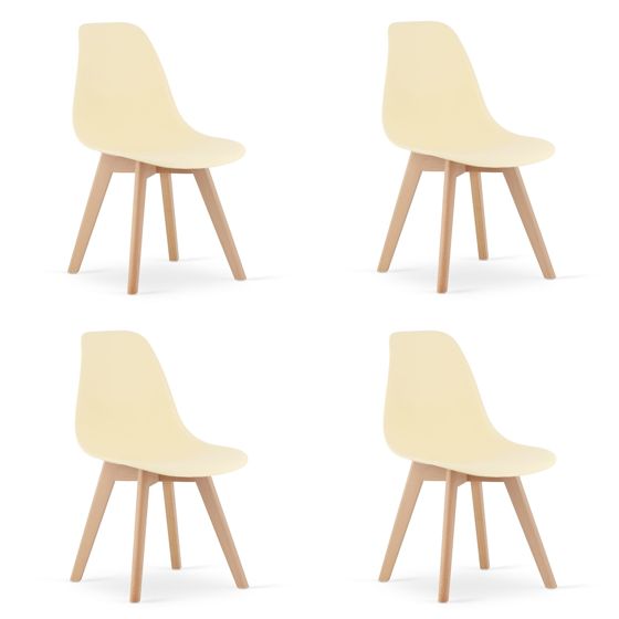 KITO-tuoli, kermanvalkoinen (4 kpl)