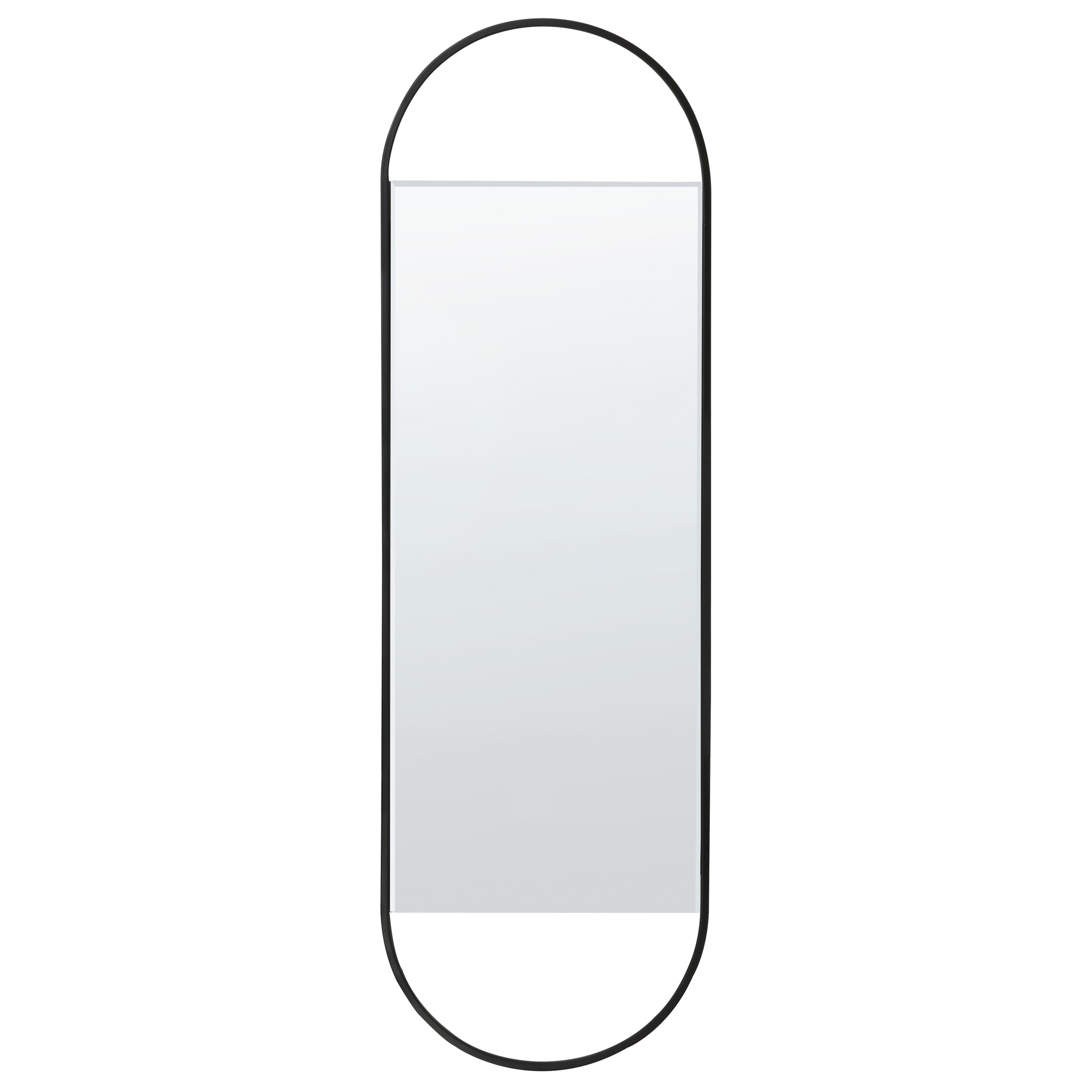 Seinäpeili VALLERY 40 cm 120 cm metalli Musta