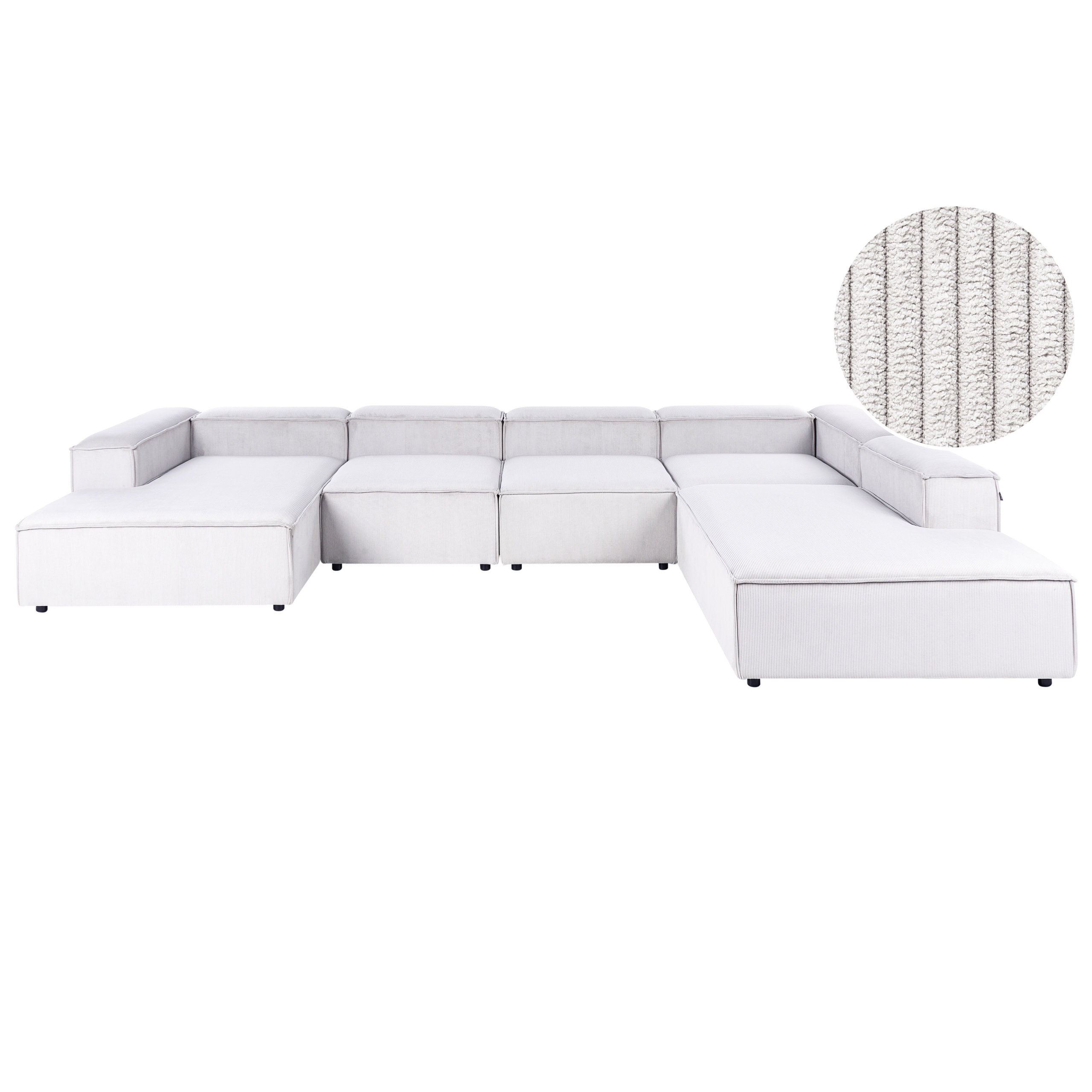 Moduulikulmasohva 5-istuttava ARDAL vakosametti Luonnonvalkoinen Vasen