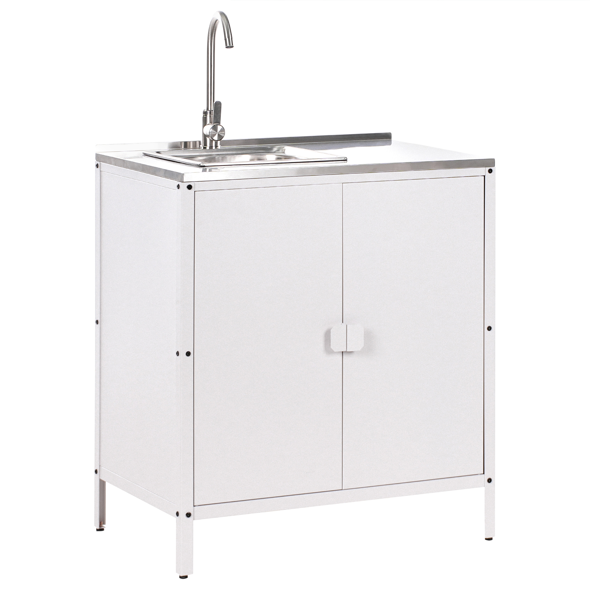 Ulkokeittiön allaskaappi VILAMA Valkoinen