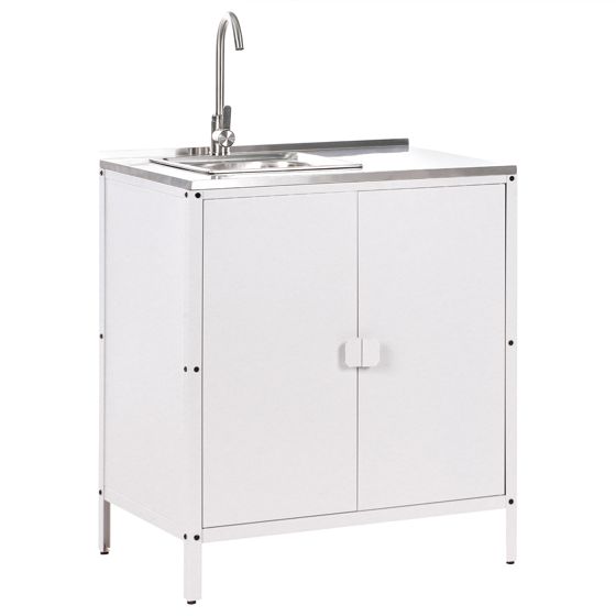 Ulkokeittiön allaskaappi VILAMA Valkoinen