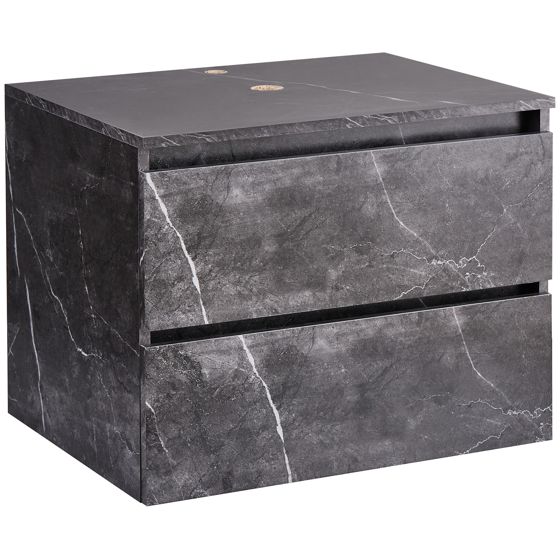 Seinäallaskaappi SERRA 60 cm Musta marmorikuvio