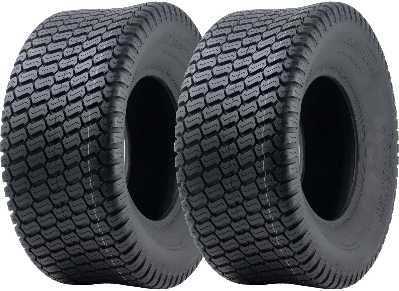 25x11.00-12 ruohonleikkurin rengas, 4-kerroksinen, nurmikko, P332 Wanda (Journey), 828 kg (2 kpl:n sarja)