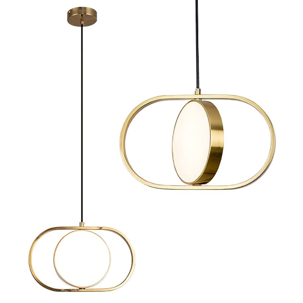 TOOLIGHT riippuva kattovalaisin LED APP1555-CP kulta, 30x17, 5x17, 5cm