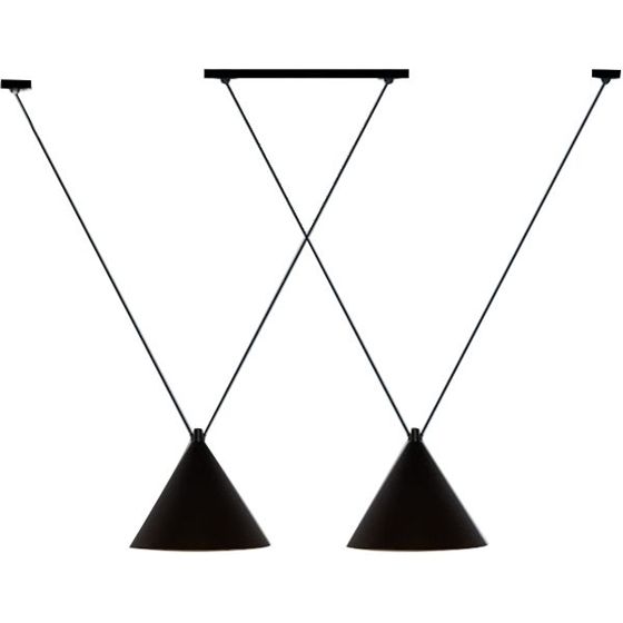 TOOLIGHT riippuva kattovalaisin APP548-2CP musta, 25, 5x25, 5x115cm