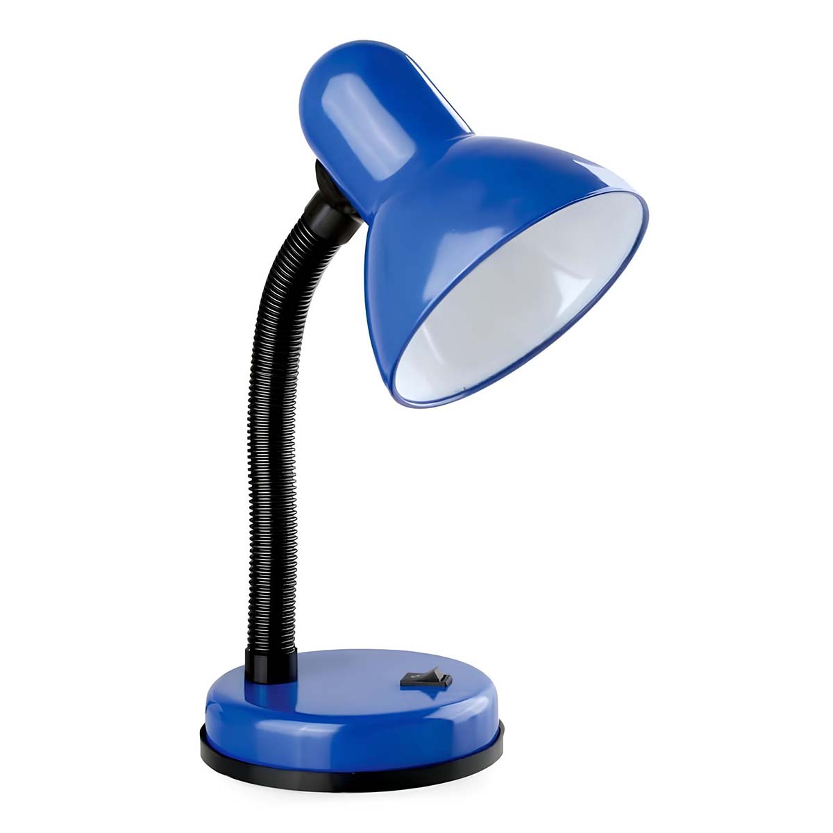 Suunnattava pöytälamppu yhteensopiva E27 40W, joustavalla varrella ja kytkimellä