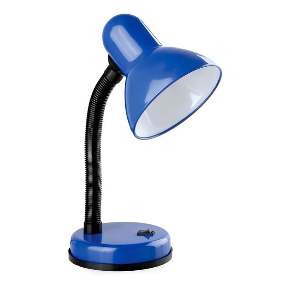 Suunnattava pöytälamppu yhteensopiva E27 40W, joustavalla varrella ja kytkimellä