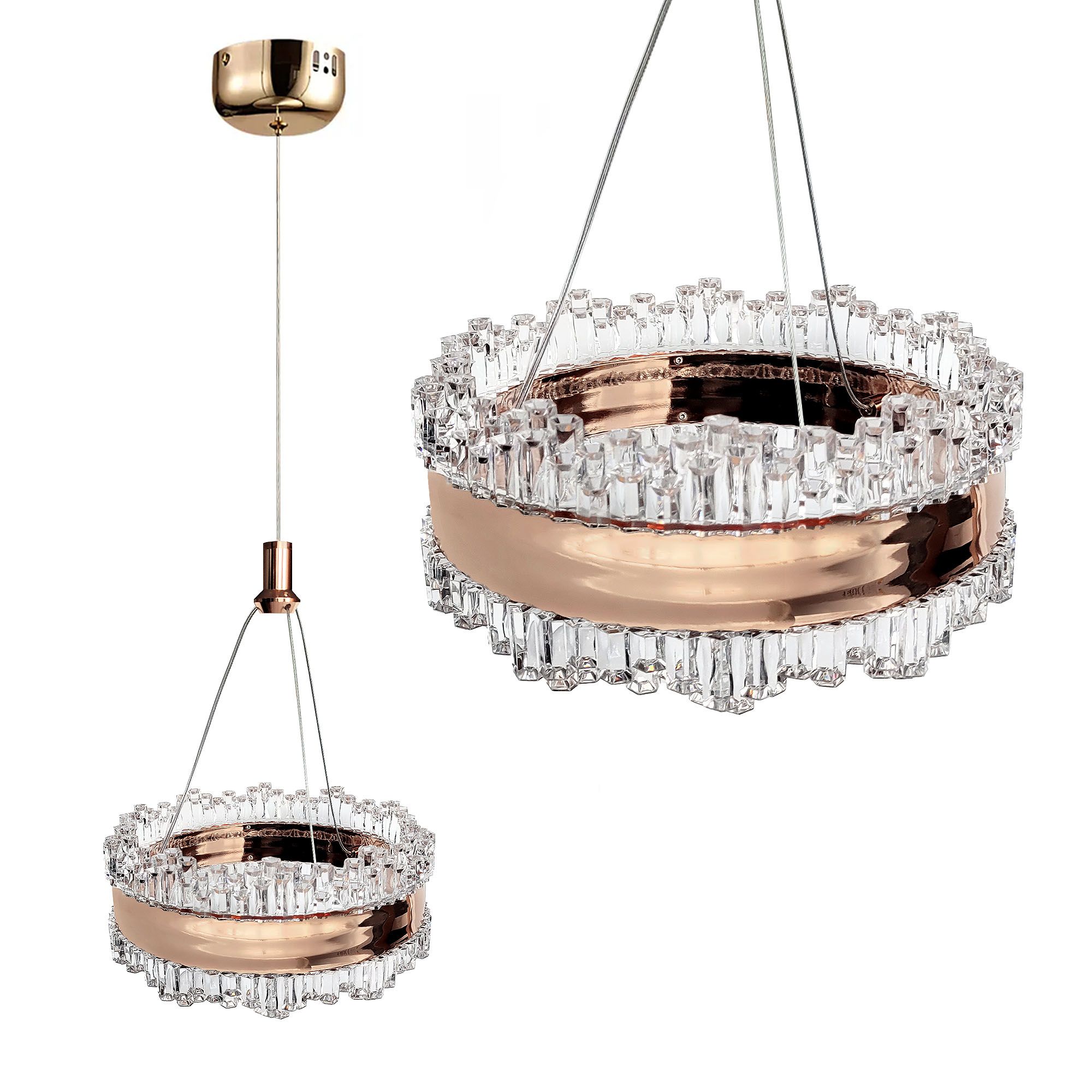 TOOLIGHT riippuvalaisin LHJ099-CP kulta, ruusukulta