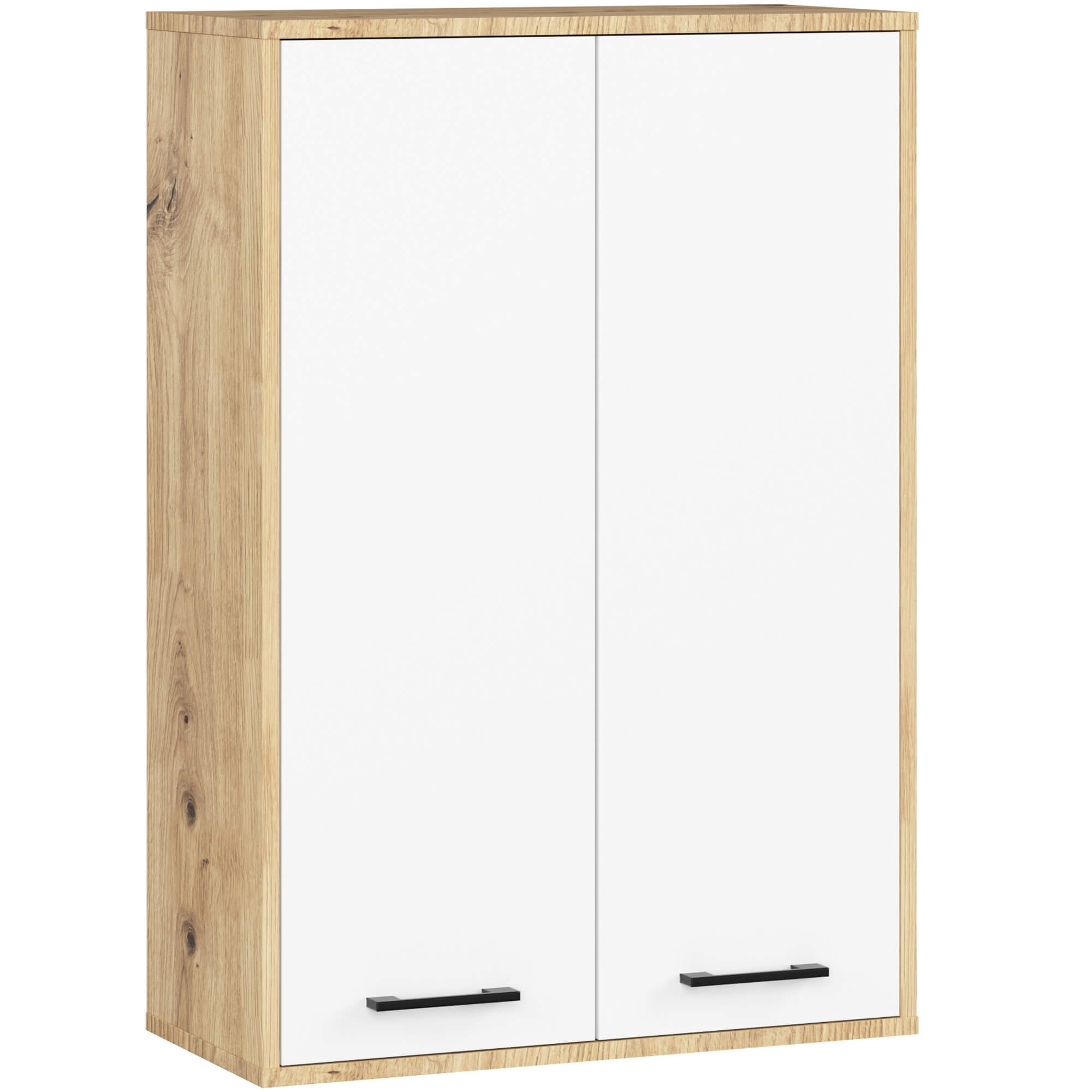 Akord Seinäkaappi 2-ovinen Artisan-tammi/Valkoinen 64x30x94