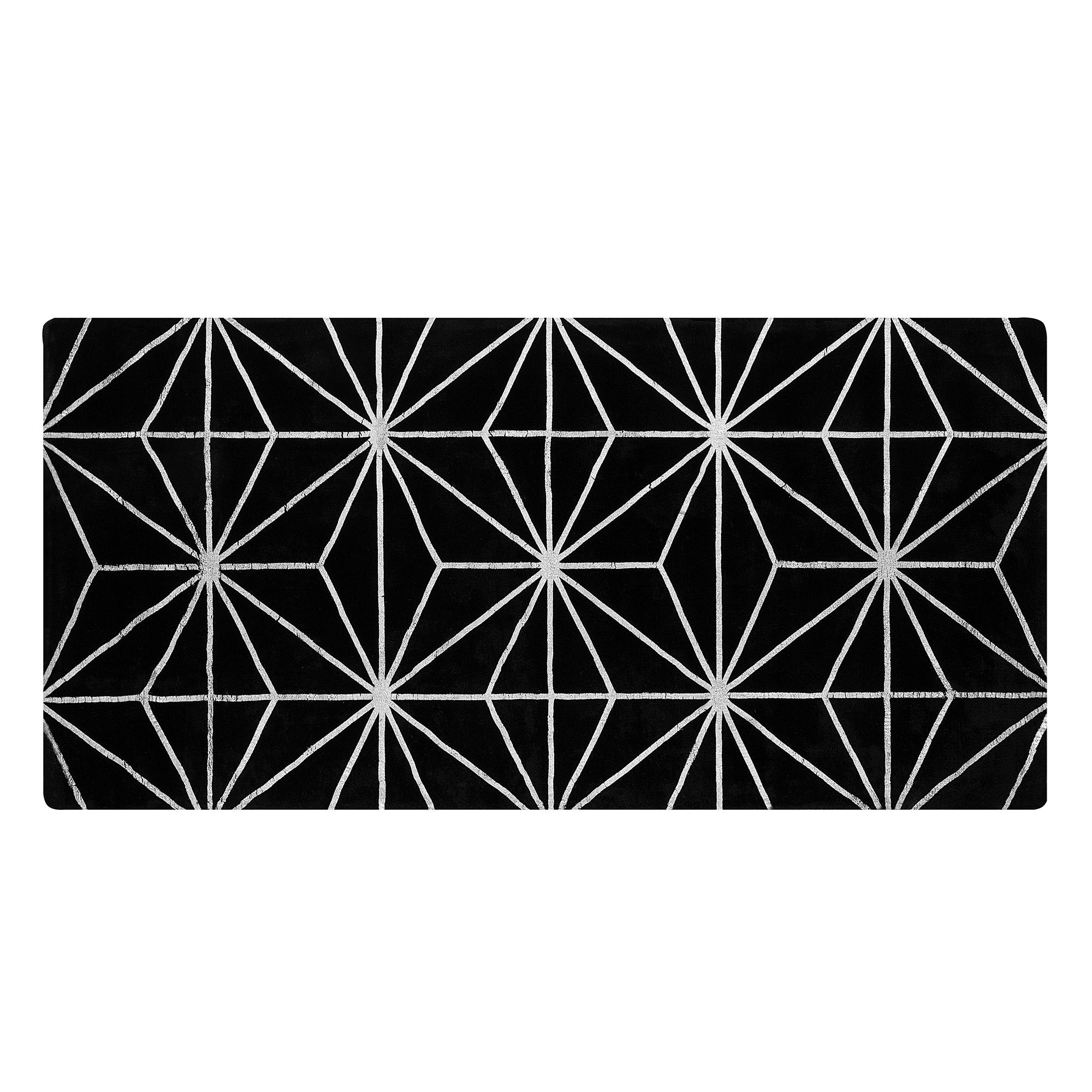 Matto SIBEL Musta 80 x 150 cm Viskoosi