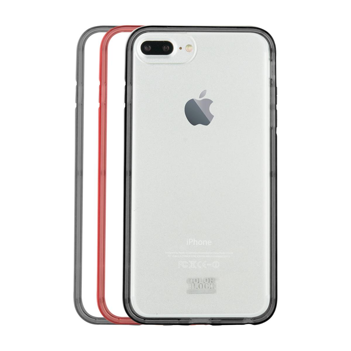 Erä 3 Puskuria iPhone 6/6S/7/8 Plus Colorblock