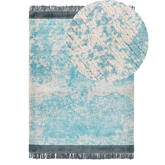 Matto AKARSU Sininen 140 x 200 cm viskoosi