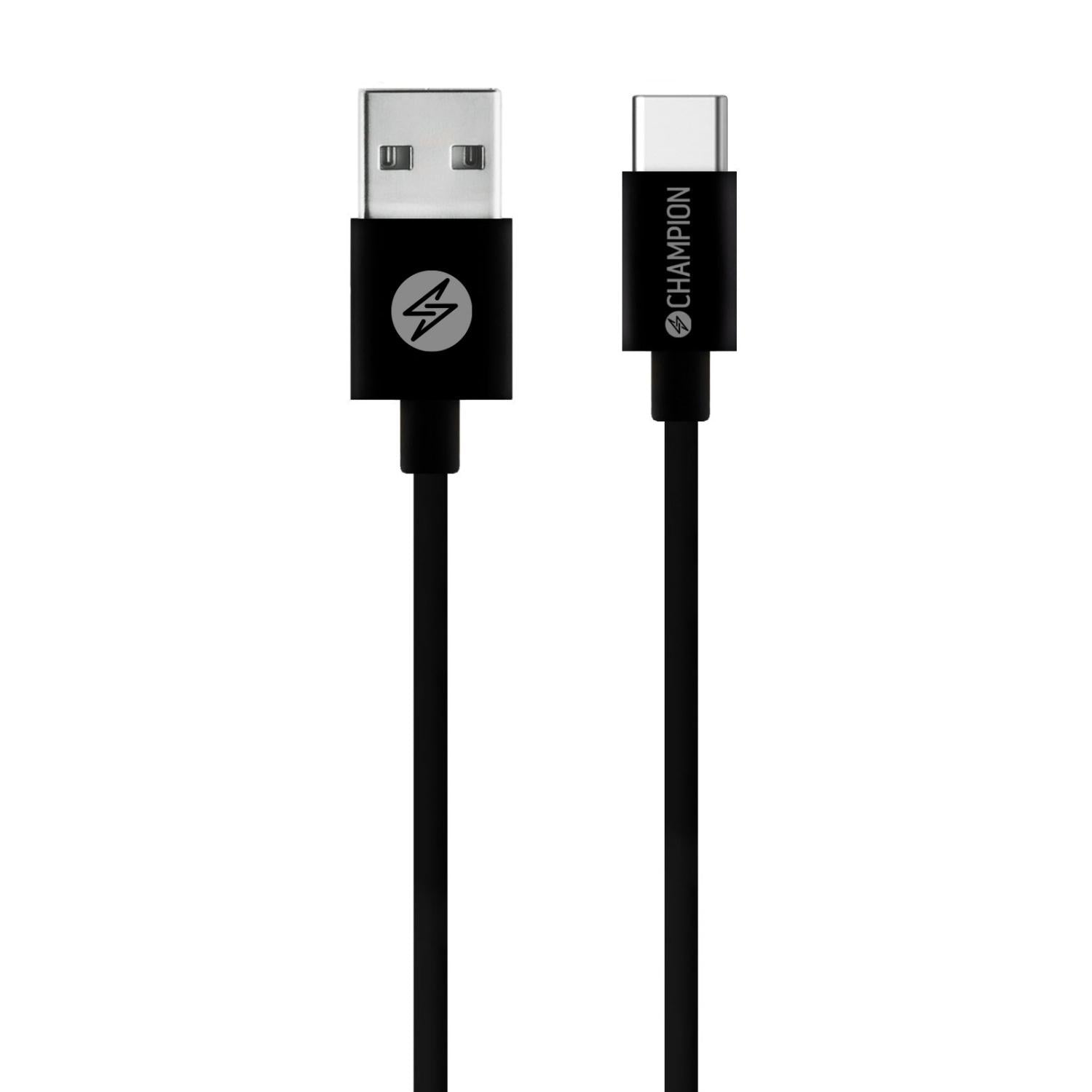 USB-A-USB-C-kaapeli 2 m musta