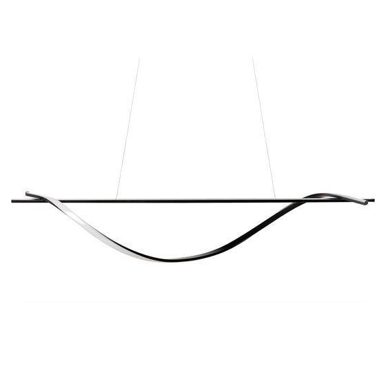 LED-riippuvalaisin BODRI metalli Musta