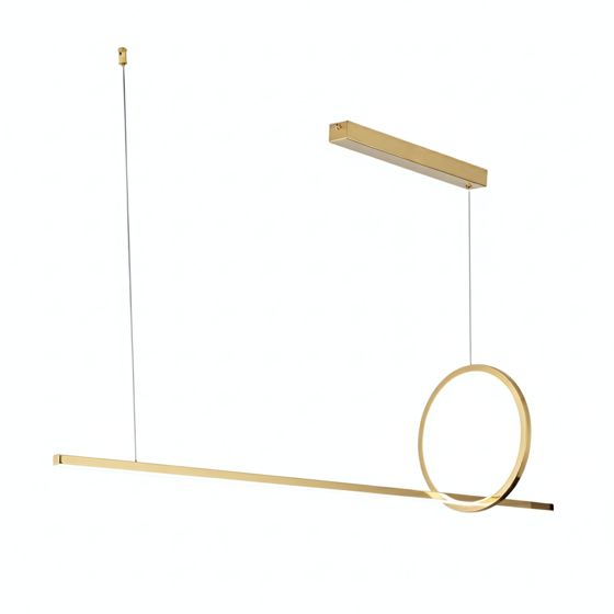 TOOLIGHT riippuvalaisin LHJ111-CP C valkoinen, harjattu kulta, 30,5X30,5X100CM