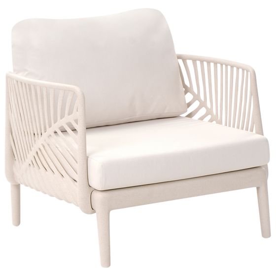 Ulkonojatuoli SATURNIA Vaaleanbeige