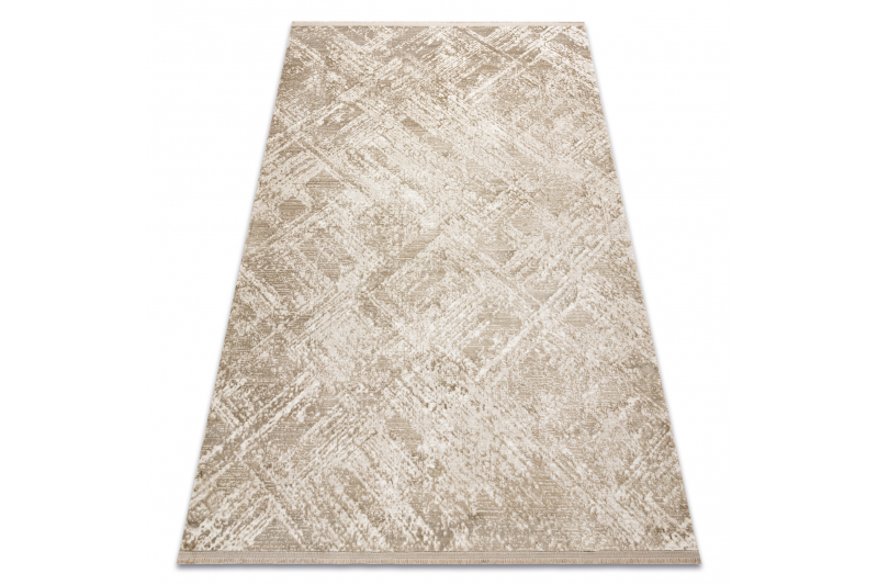 Moderni matto DUKE 51541 beige - Geometrinen, erittäin pehmeä,