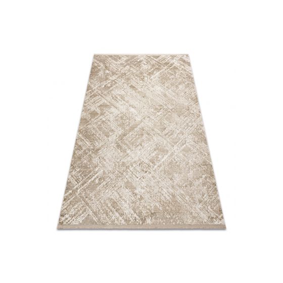 Moderni matto DUKE 51541 beige - Geometrinen, erittäin pehmeä,